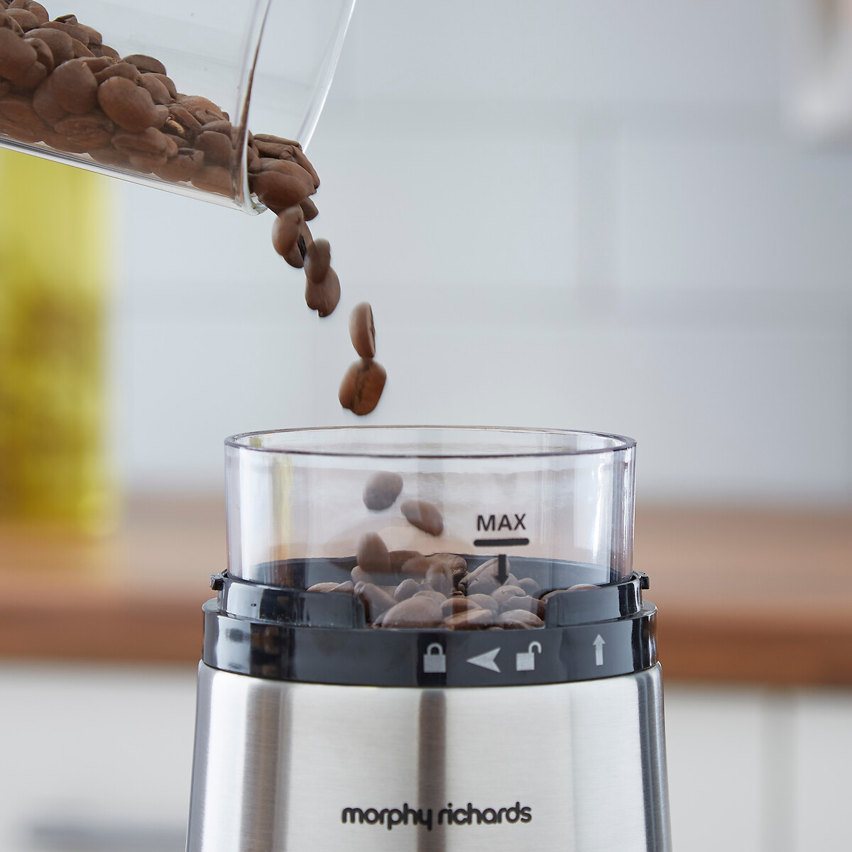 Stainless Steel Coffee Grinder - 210252 stainless steel, MORPHY RICHARDS