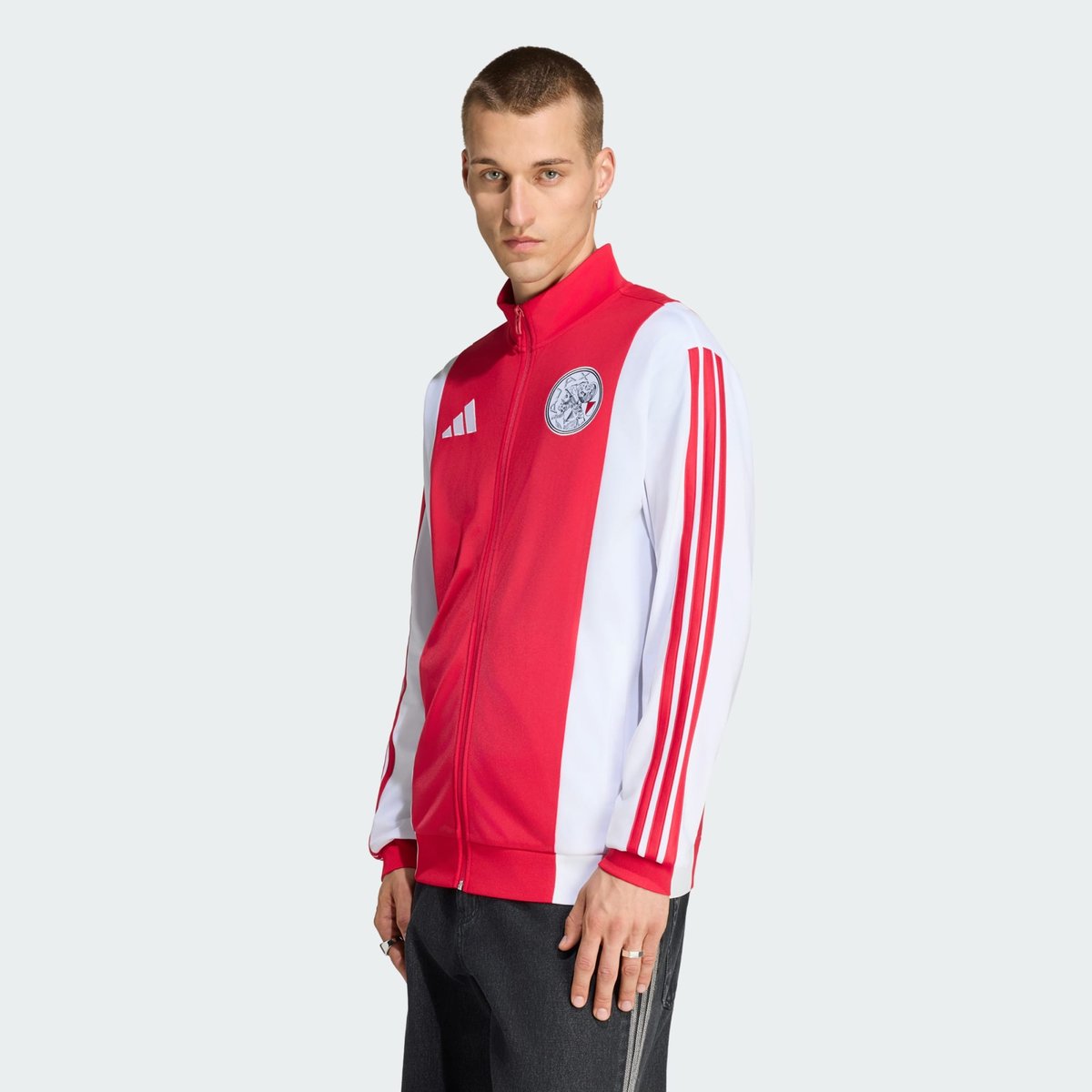 Veste De Survêtement Ajax Amsterdam Dna Veste De Survêtement Ajax Amsterdam Dna white / bold red, adidas Performance