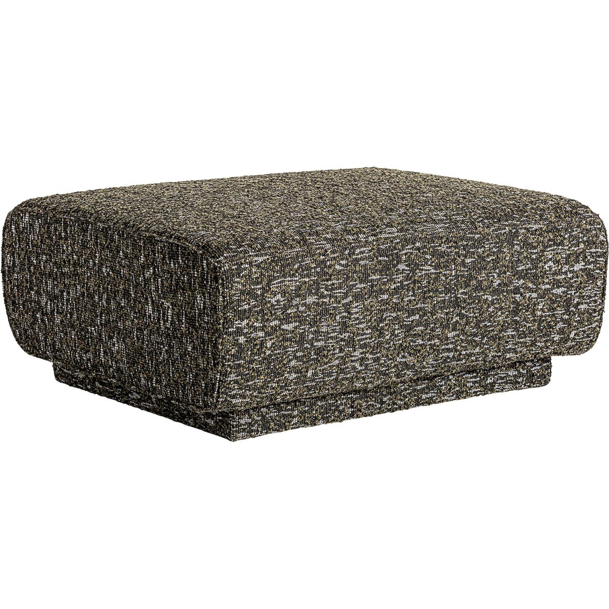 Pouf repose-pieds imprimé style contemporain vert imprimé contemporain, RECOLLECTION