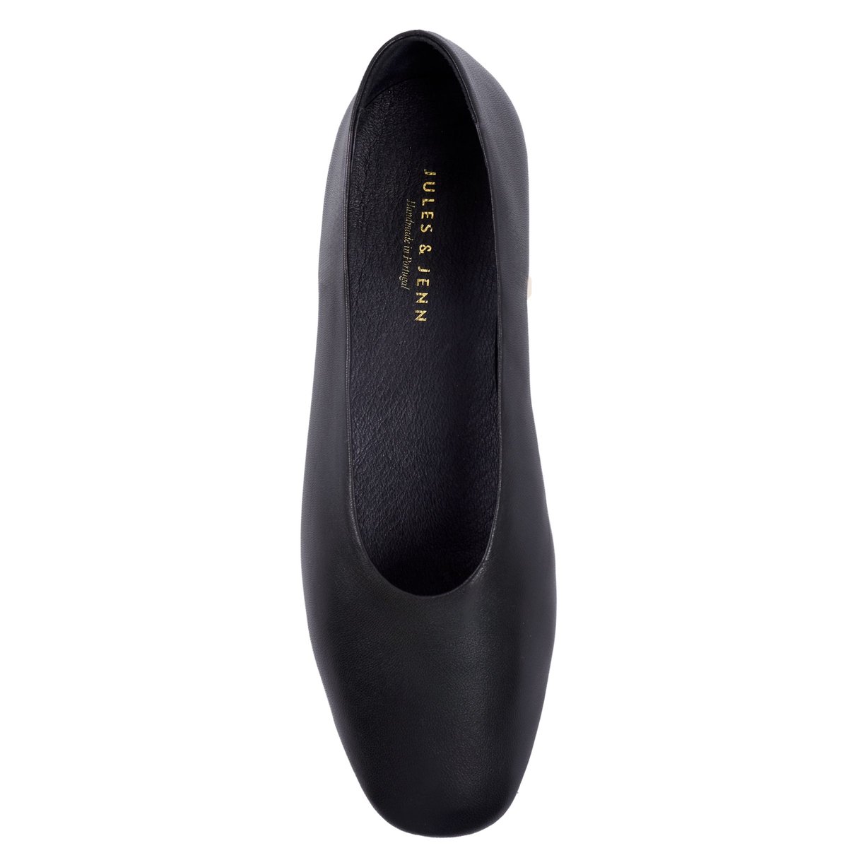 Ballerines souples Paola cuir noir, JULES & JENN
