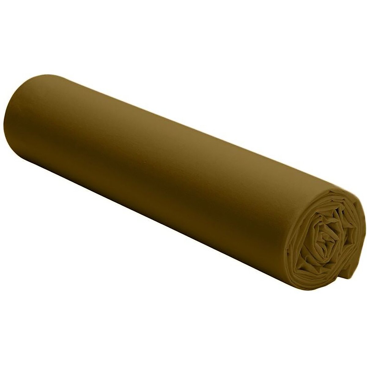 Drap housse en lin lavé bonnet 40 cm uni, SIGNATURE moka, BATON ROUGE