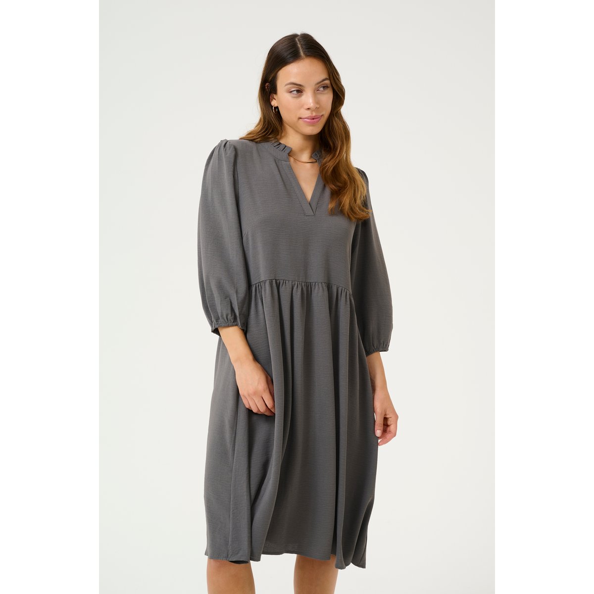 Dress noir black oyster, KAFFE