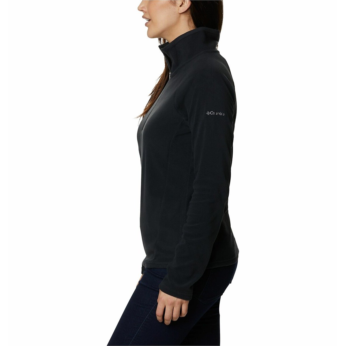 Polaire demi zippée Glacial™ IV noir, COLUMBIA