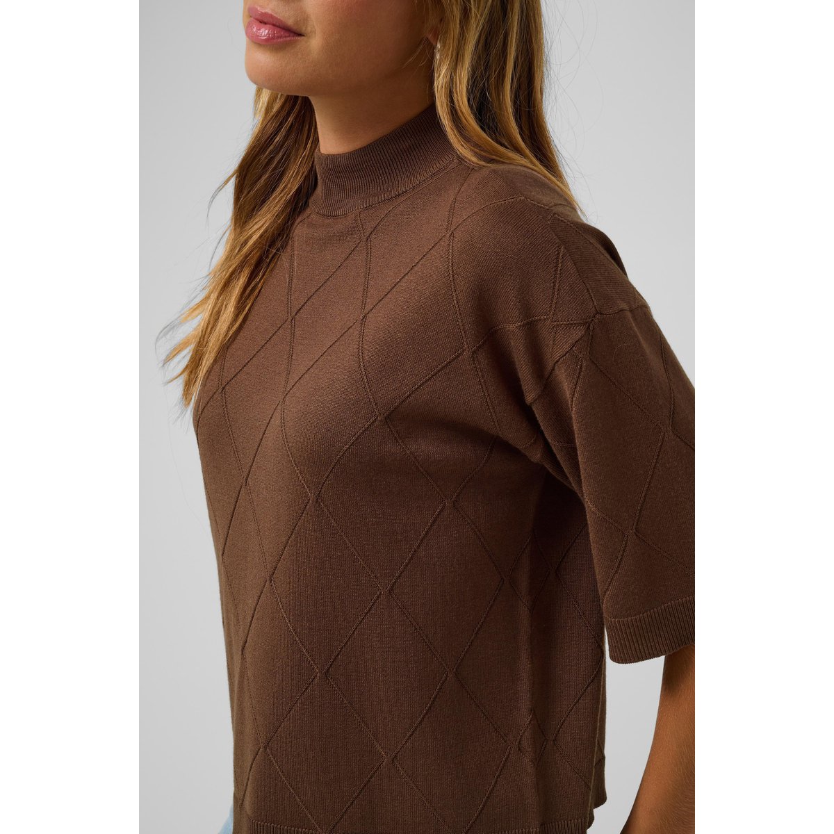 Pullover tricoté vert carafe, KAFFE
