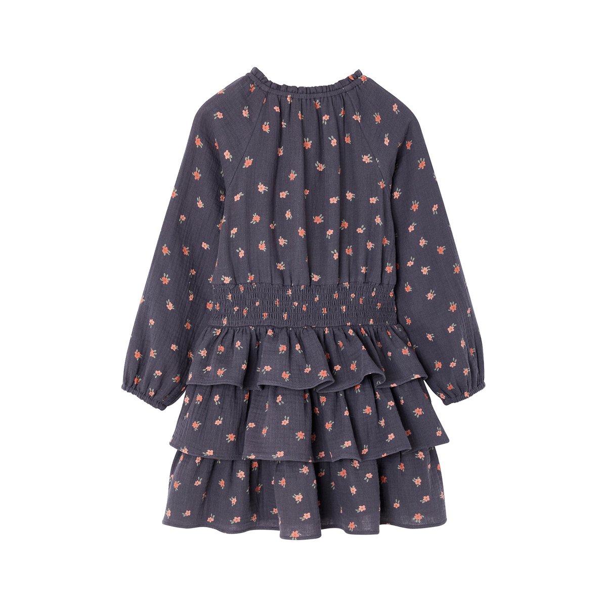 Ensemble robe et veste bleu ardoise, VERTBAUDET