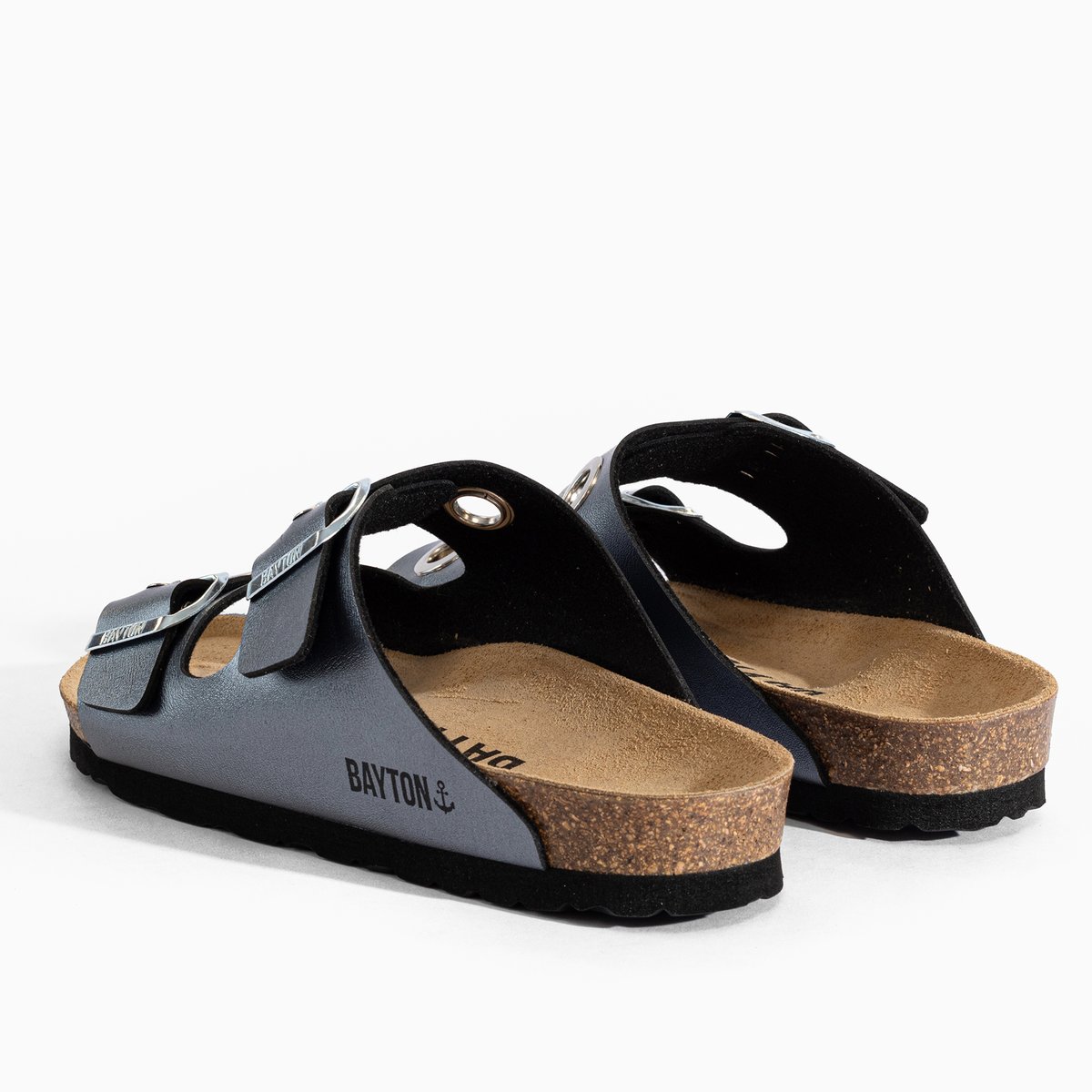 Sandales JANNY gris foncé, BAYTON