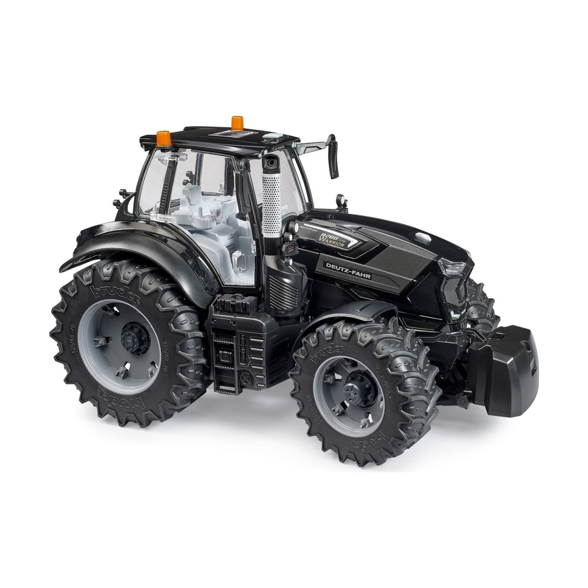 Tracteur DEUTZ-FAHR 8280 TTV Warrior noir, BRUDER