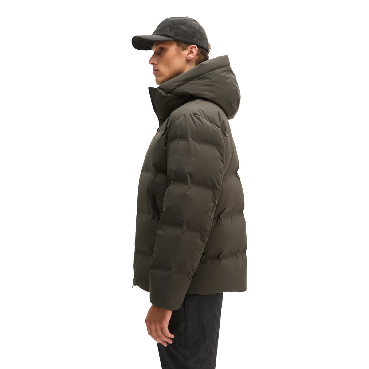 Doudoune MOP x Function en tissu technique imperméable à deux couches marron foncé, MARC O'POLO