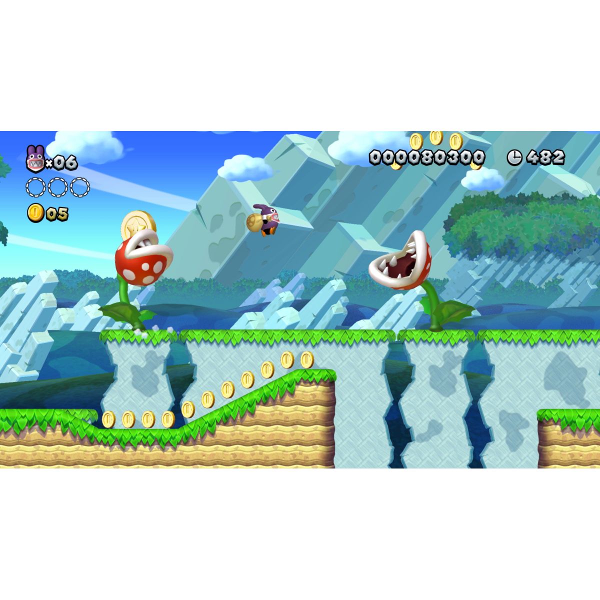 Jeu Switch New Super Mario Bros U Deluxe couleur unique, NINTENDO