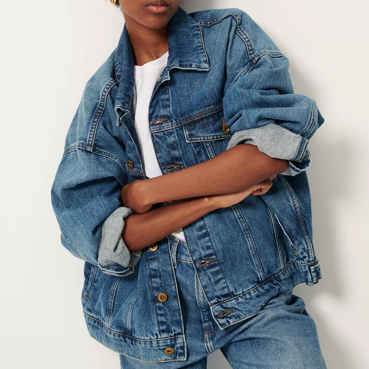 Veste en jean oversize, COSTELLO bleu délavé, SESSUN