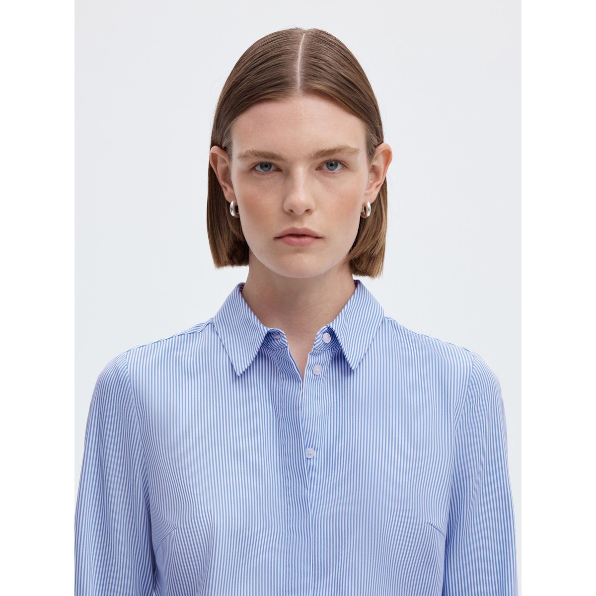 T-Shirt À Rayures bright white, SELECTED