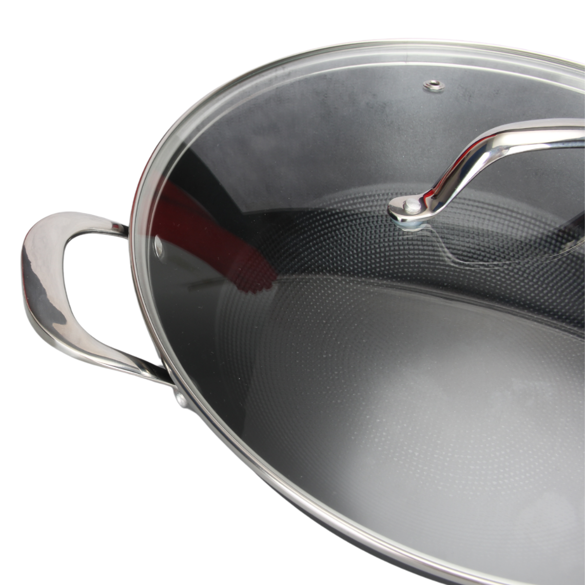 Wok noir 32cm - "AirIron" noir, LAGUIOLE CUISSON