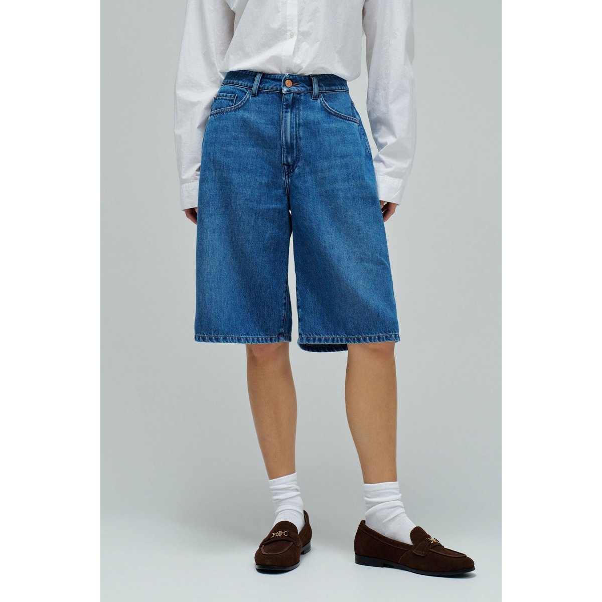 SHORTS LONGUES EN JEAN bleu, SALSA JEANS