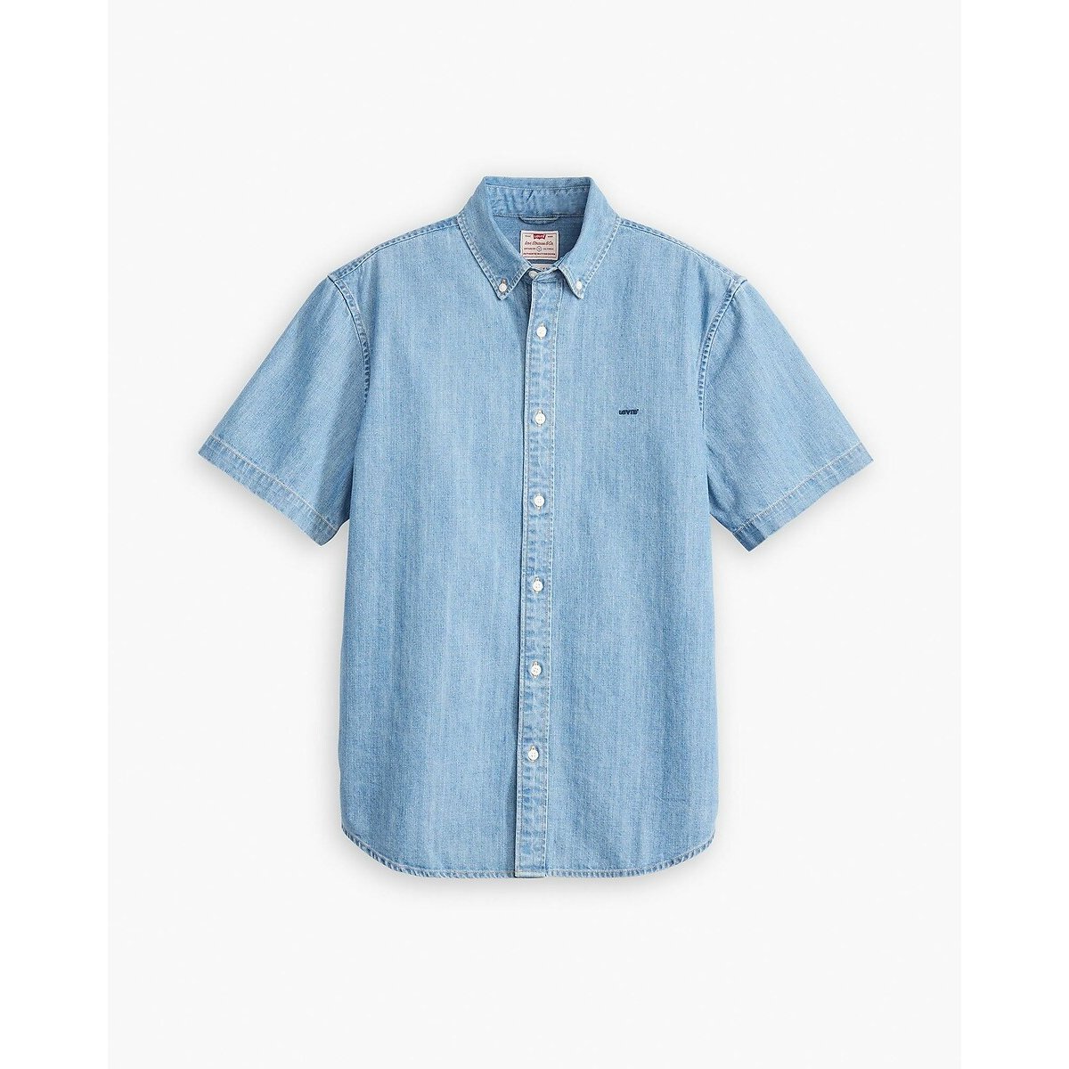 Chemise manches courtes authentique bleu moyen, LEVI'S