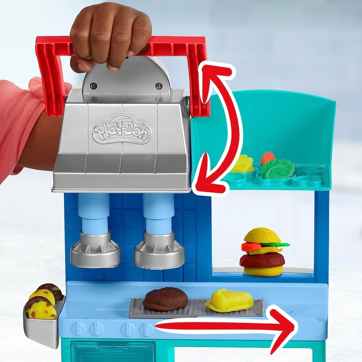 Play-Doh Kitchen Creations Restaurant coloré multicolore, HASBRO