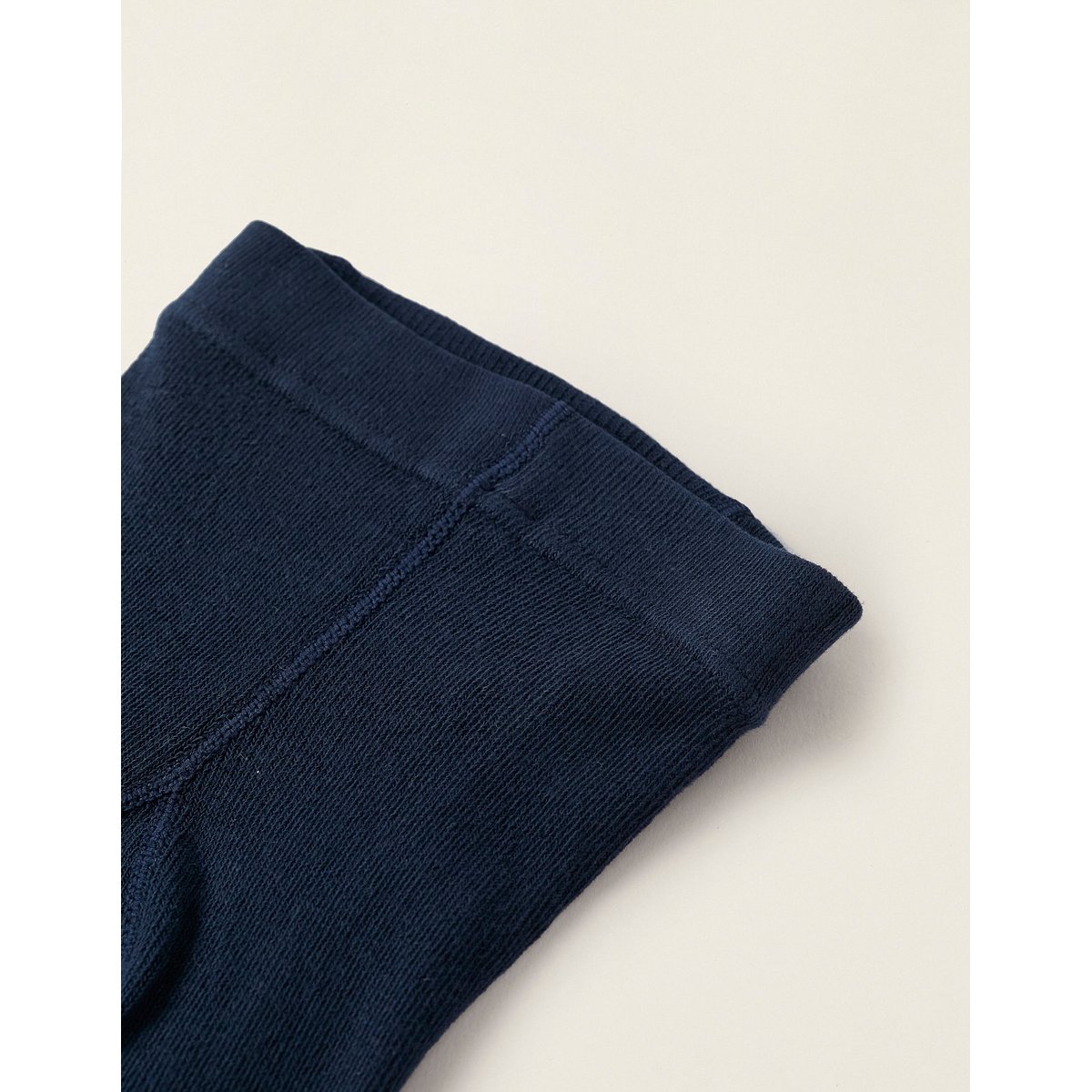 Collants en Maille Anti-Boulochage bleu foncé, ZIPPY
