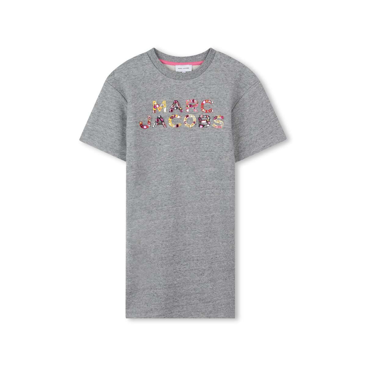 Robe en polaire de coton gris chine acier, MARC JACOBS