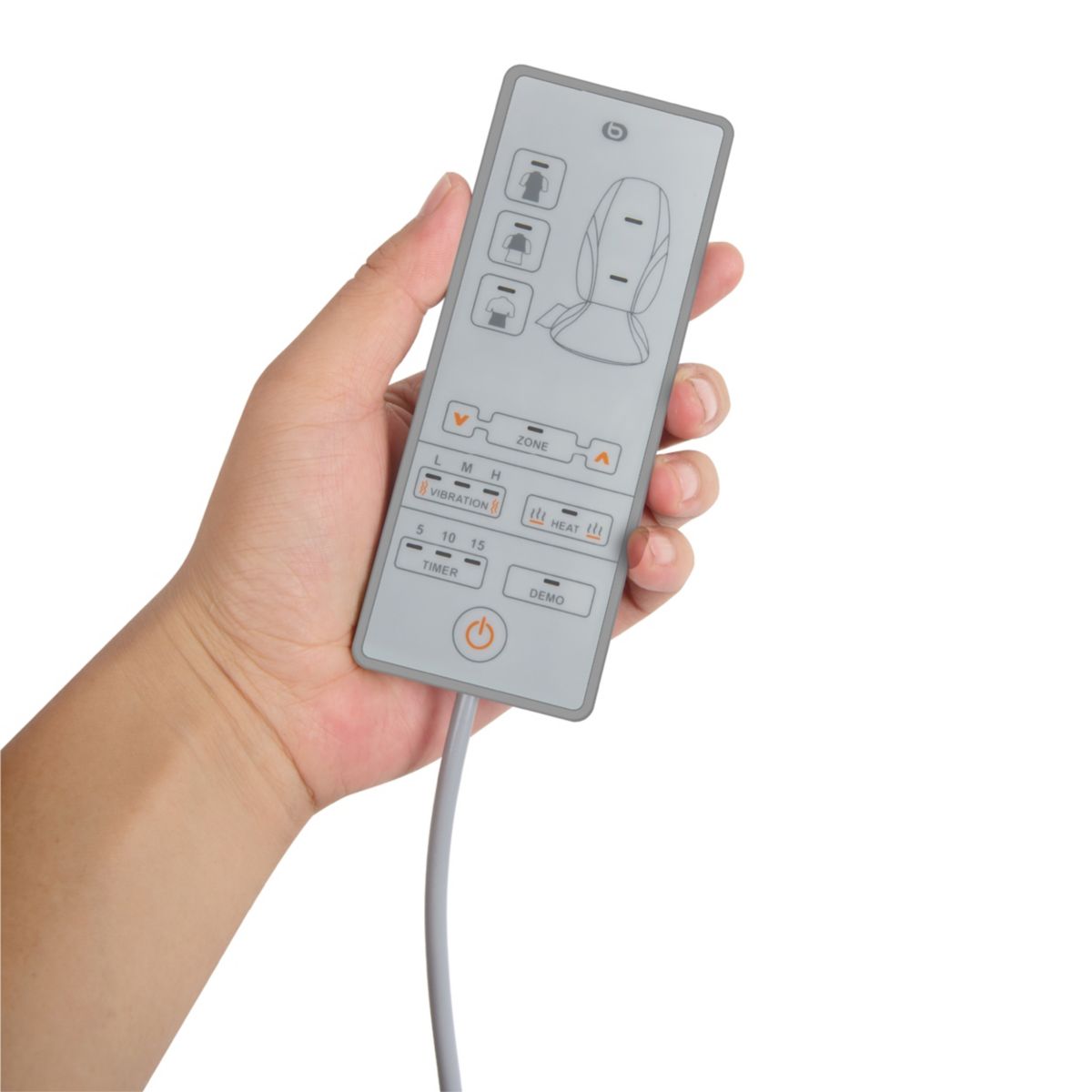 Siège massant EDM6 Eden soft gris, ESSENTIEL B