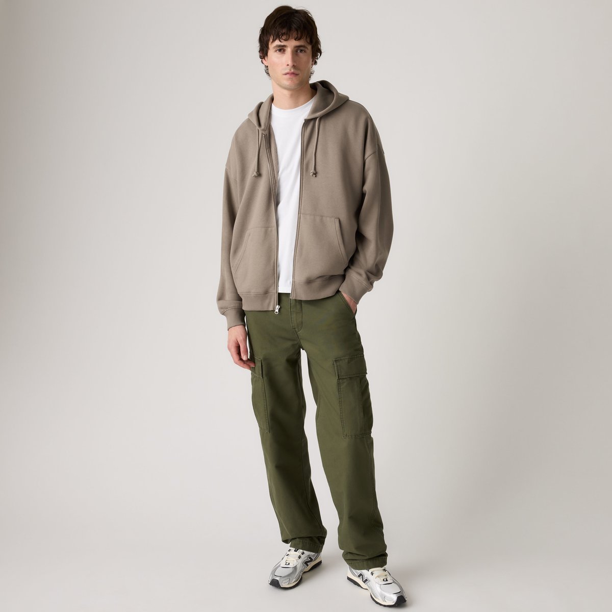 Pantalon XX Cargo Straight Lightweight vert - forest night, LEVI'S