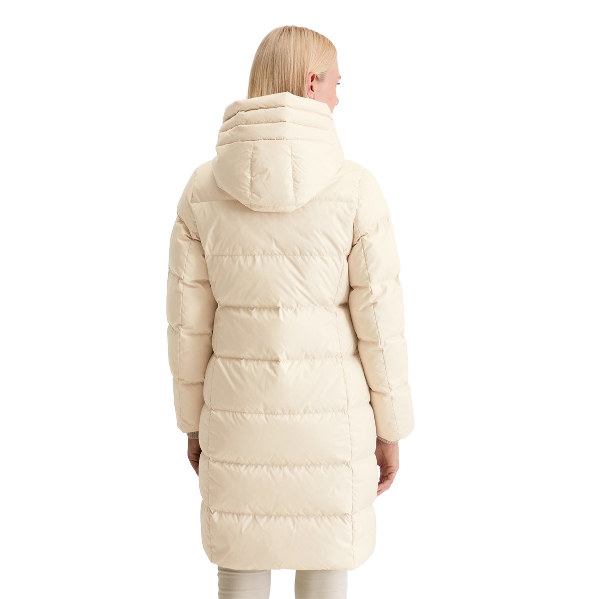 Doudoune à capuche shaped avec surface hydrofuge beige, MARC O'POLO