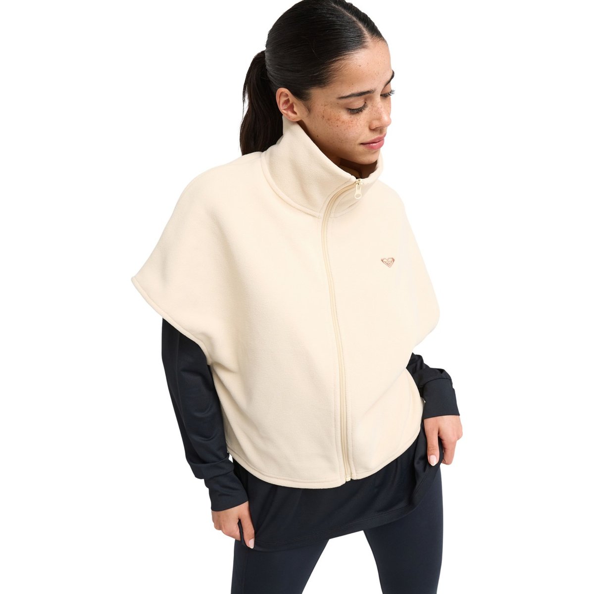 Veste sans manches en polaire WAVES OF WARMTH. beige biscotti, ROXY