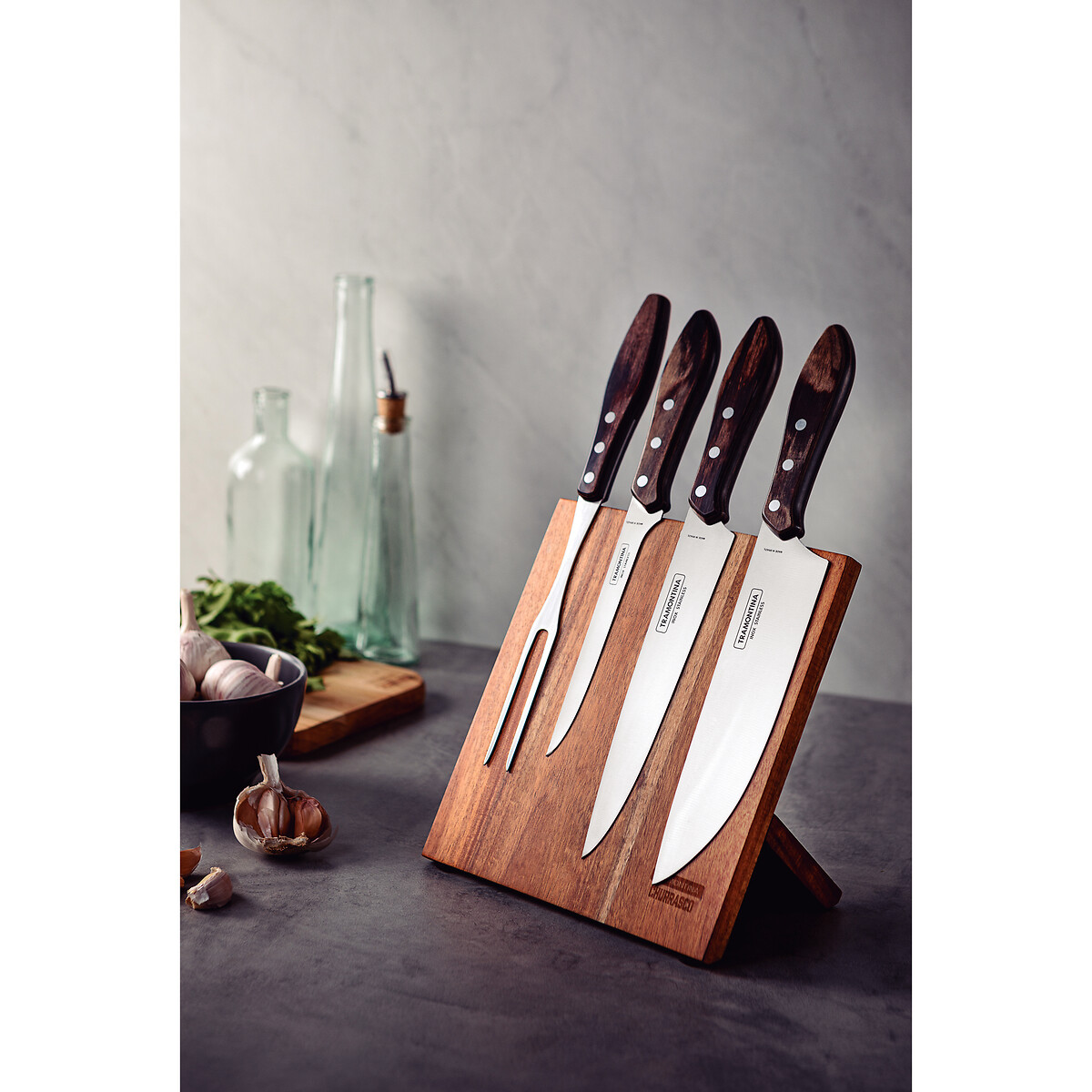 Conjunto de Churrasco (5 peças), Tramontina inox, TRAMONTINA