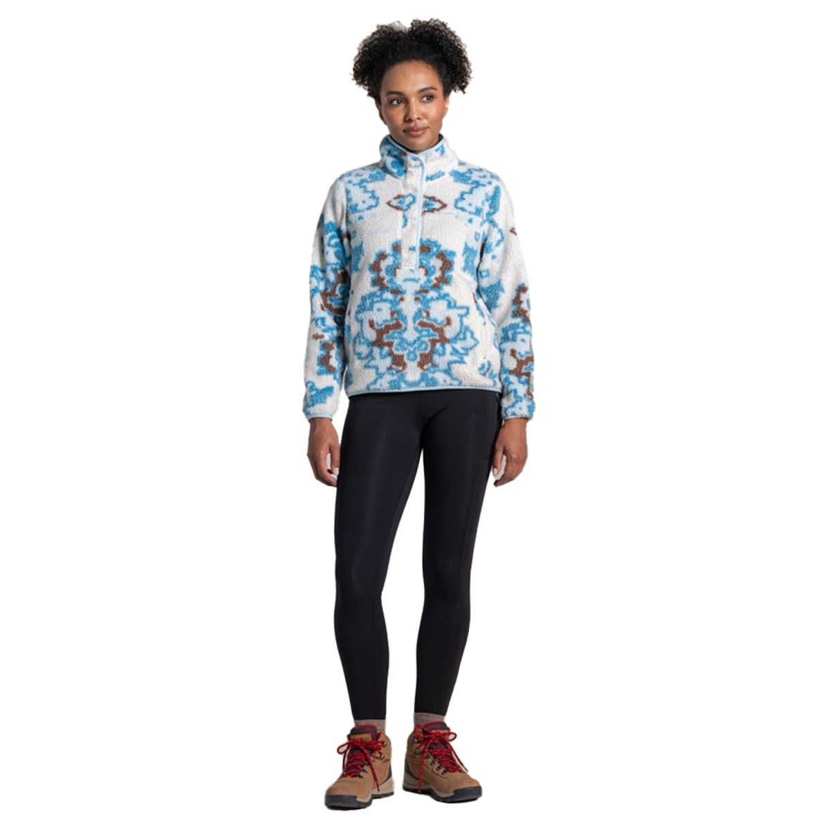 Haut polaire motif/style abstrait NATIONAL TRUST ROSEMARY bleu, CRAGHOPPERS