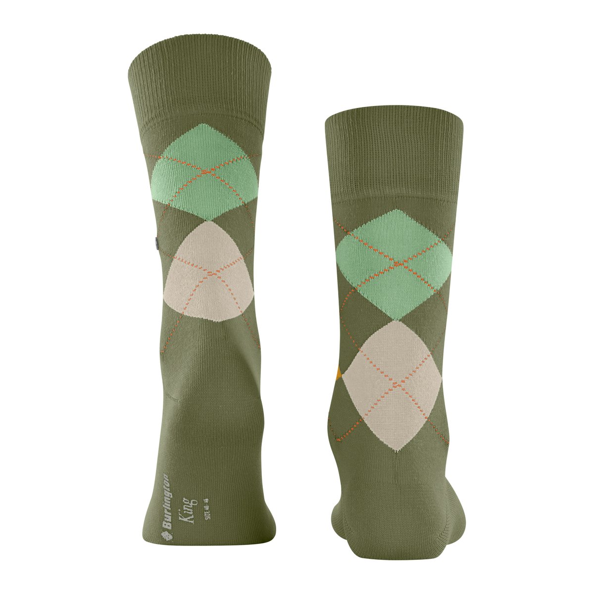 Chaussettes King Opaque lime green (7473), BURLINGTON