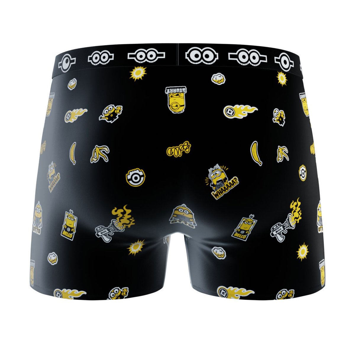 Lot De 4 Boxers Les Minions noir/jaune/rose, LES MINIONS