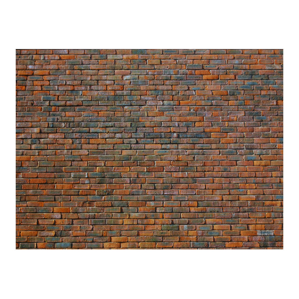 Papier peint intissé panoramique Mur en briques gris / argent, EDEN
