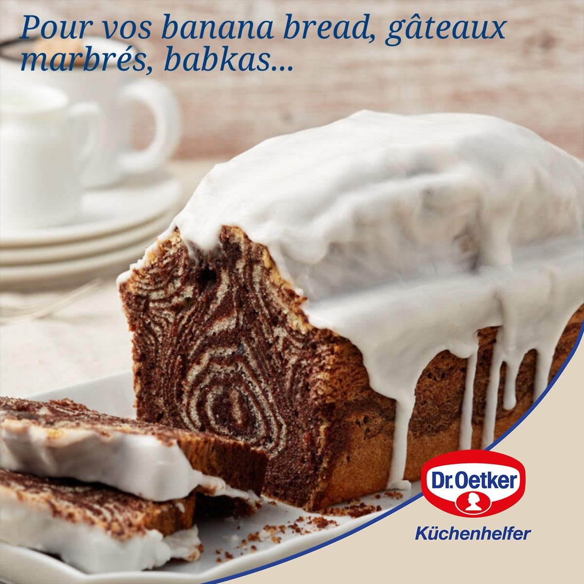 Moule à cake BACK-FREUDE noir, DR OETKER
