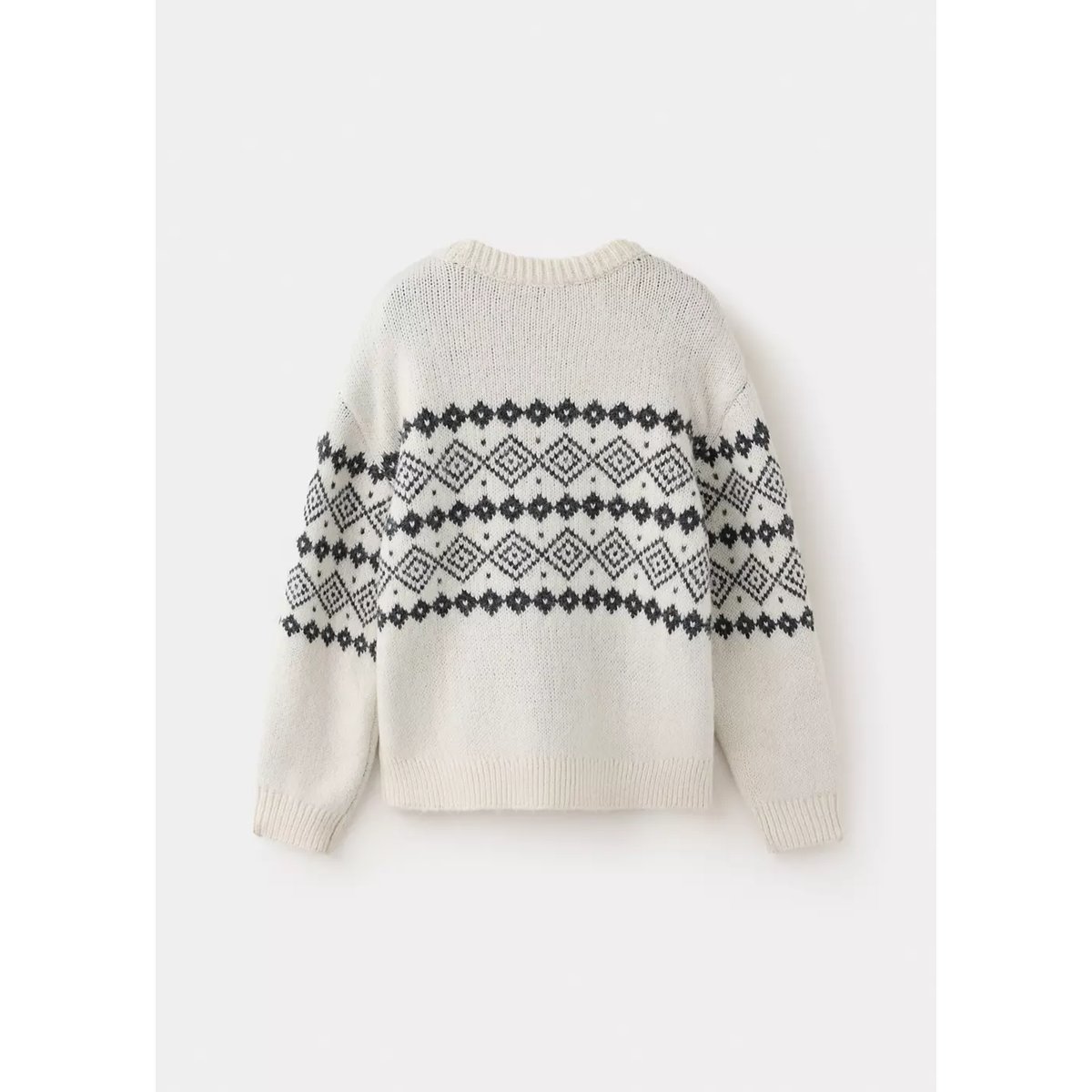 Pull en maille frise beige, MANGO KIDS