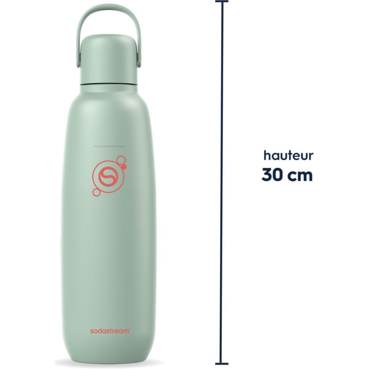 Bouteille isotherme Fizz & Go Cool menthe 0.9L couleur unique, SODASTREAM