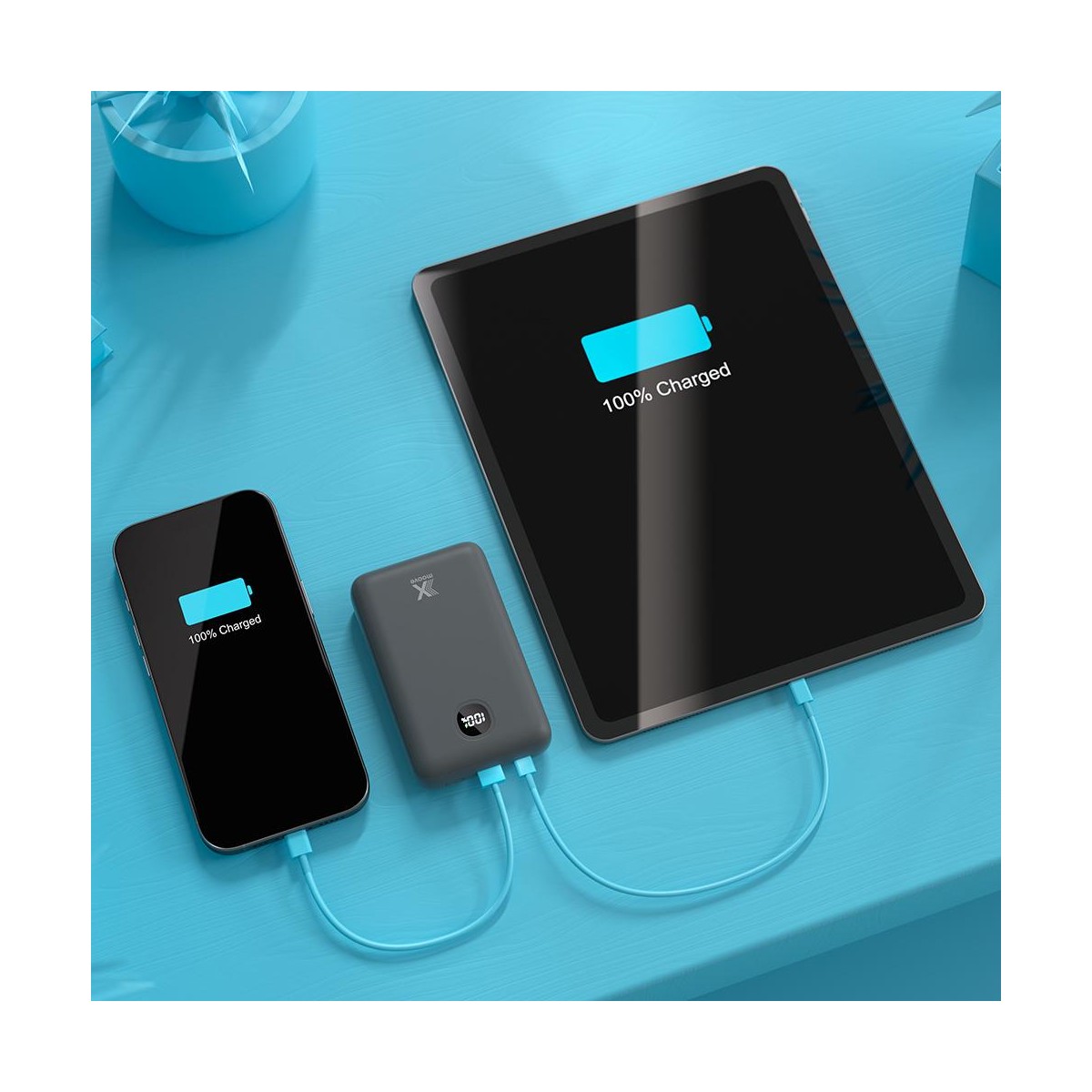 Batterie externe USB-C 18W 20 000 mAh MINI20 couleur unique, LIVOO