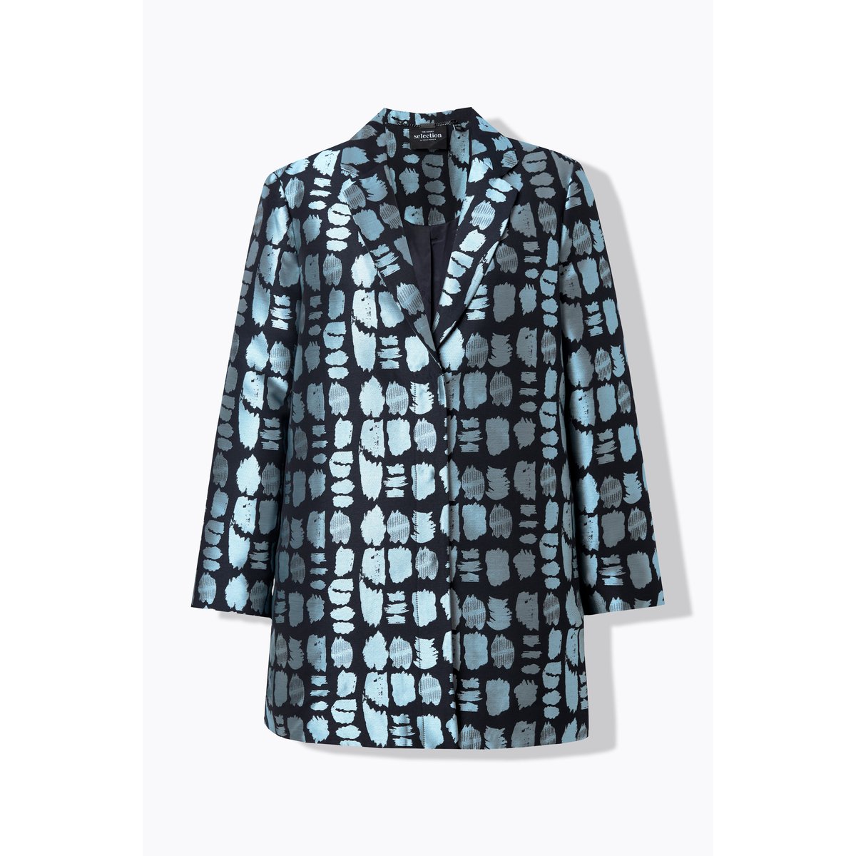 Veste Jacquard marine foncé, ULLA POPKEN