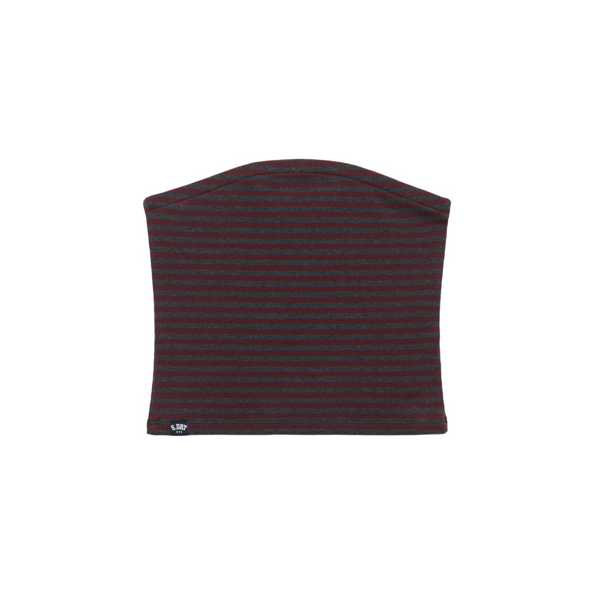 Top Bandeau Athletic Essentials Coupe Ajustée rayé rouge porto, SUPERDRY