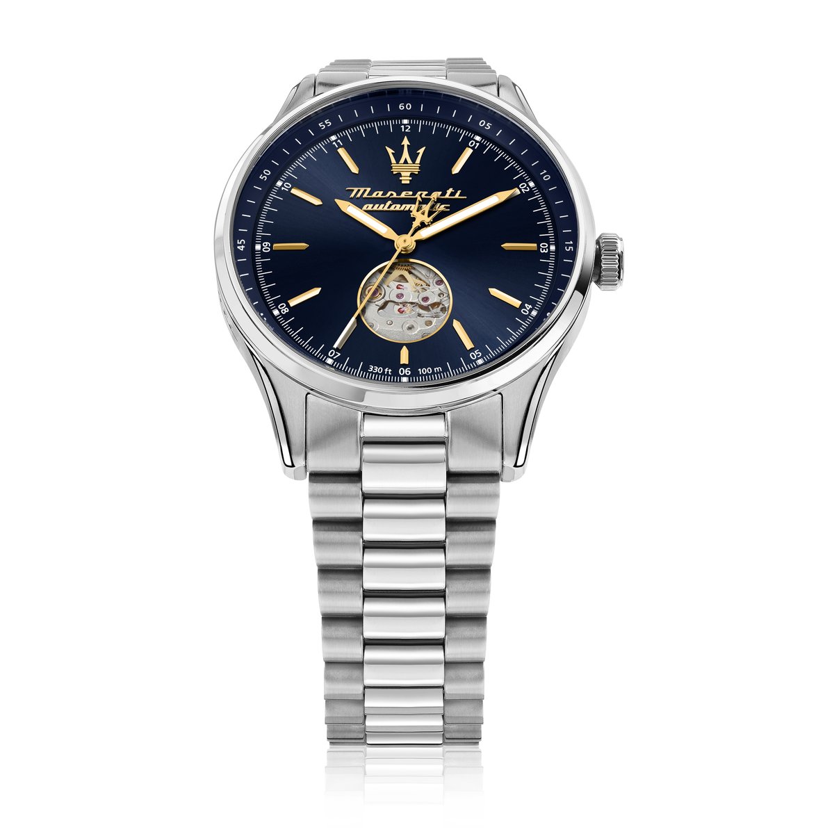 Montre Analogique SORPASSO argenté bleu argenté, MASERATI