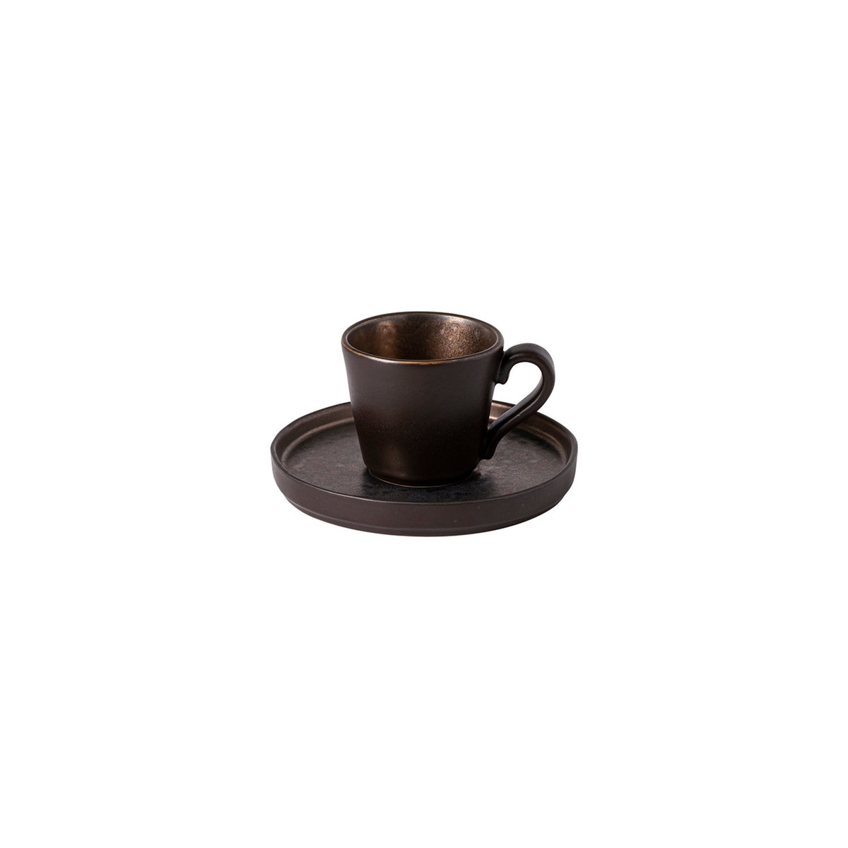 Tasse à café et soucoupe 0.09 L LAGOA metal, COSTA NOVA