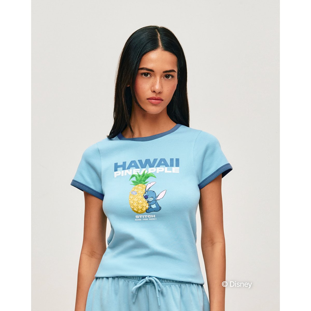 T-shirt en jersey Stitch FRUITSTITCHIZ bleu, UNDIZ