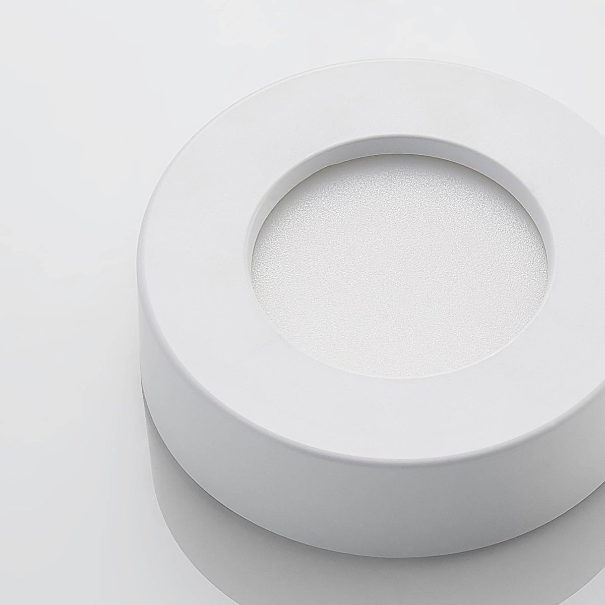 Plafonnier en aluminium moderneLED, Edwina blanc, PRIOS