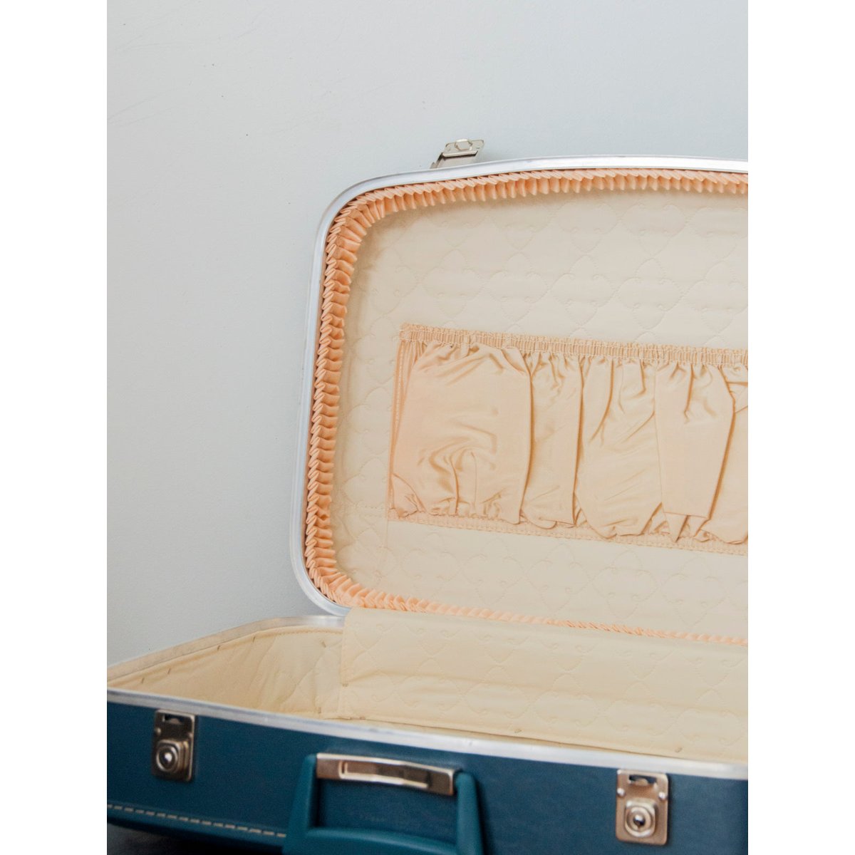 Lot de 3 valises vintage Lucienne N°261 - Bon état bleu, DEBONGOUT