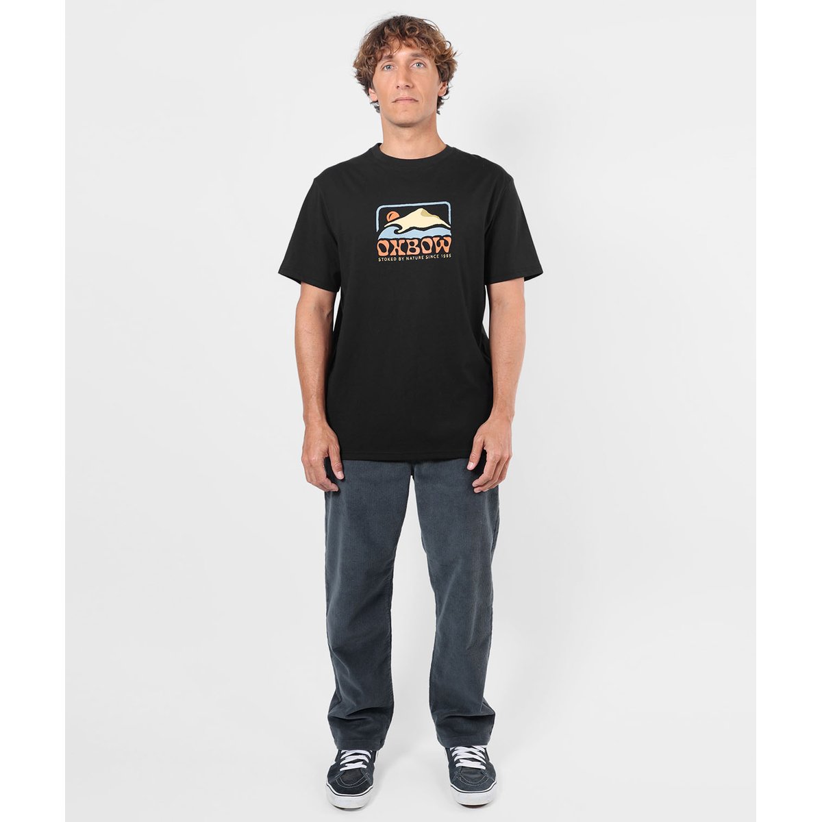 Tee-shirt manches courtes SCENIC black, OXBOW