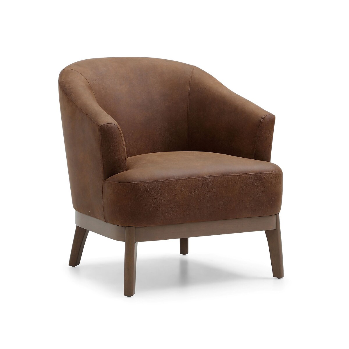 Eliana Faux Leather Tub Chair brown , ÉDITÉ