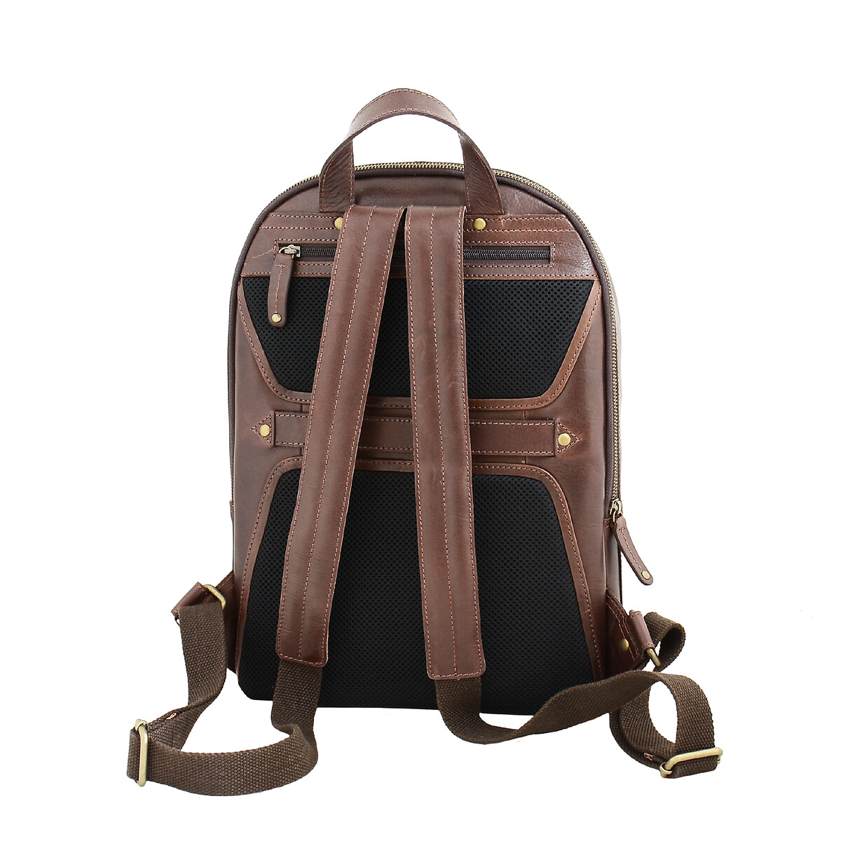 Mochila em pele Adventure 013, MP castanho, MP