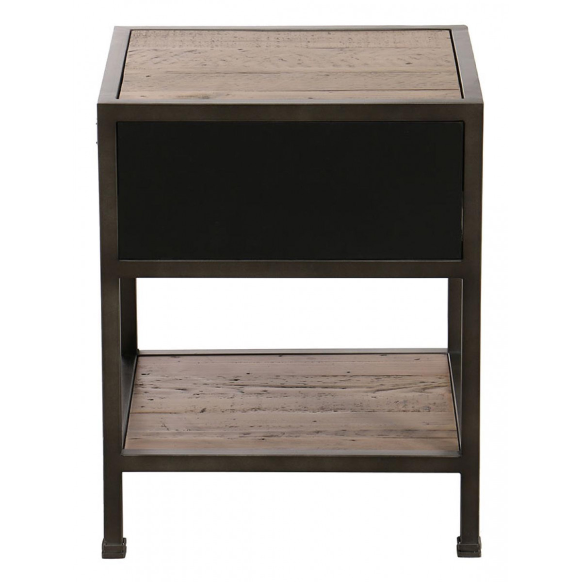 Table de chevet 1 tiroir - MANUFACTURE marron, INTERIOR'S