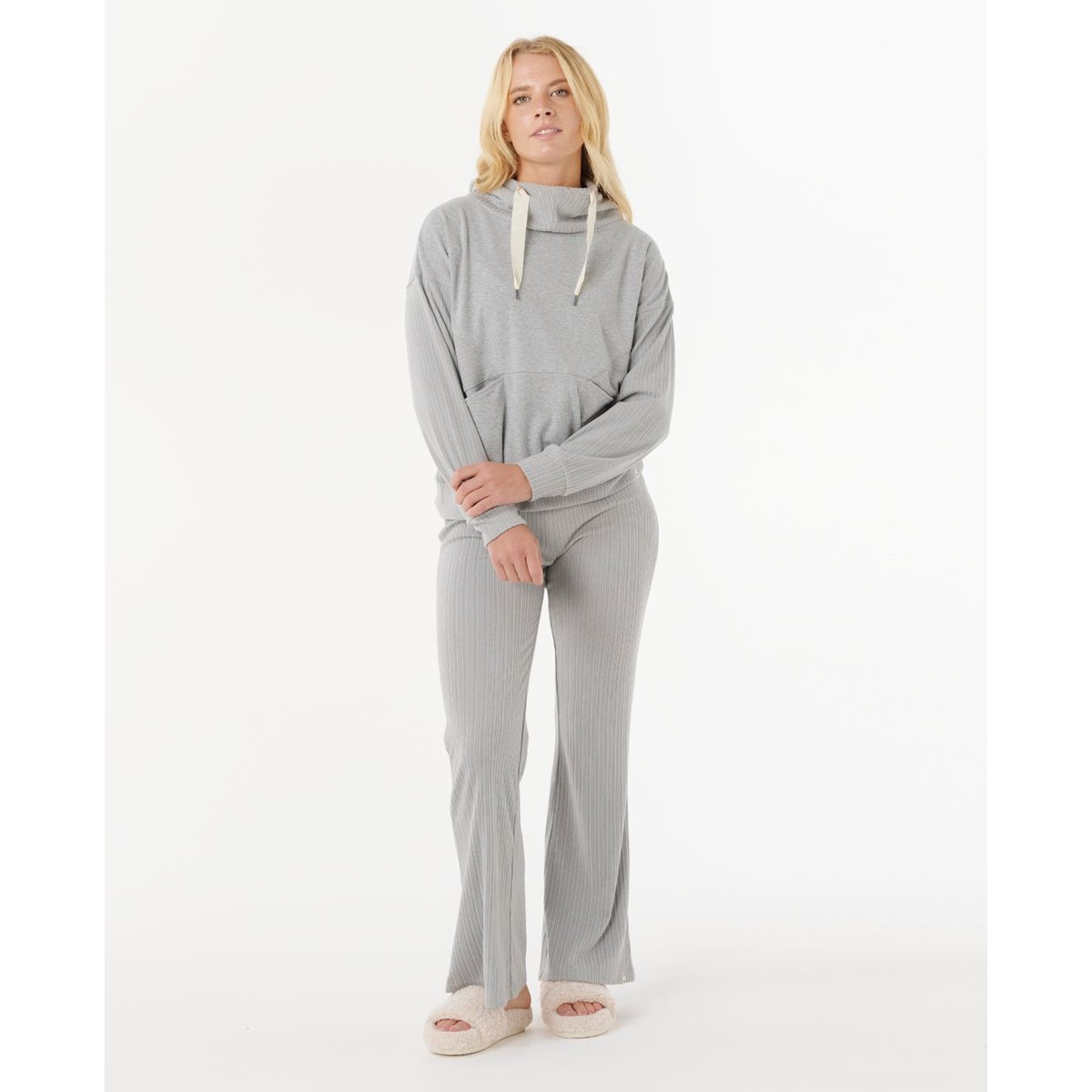 Pantalon évasé COSY gris chiné, RIP CURL