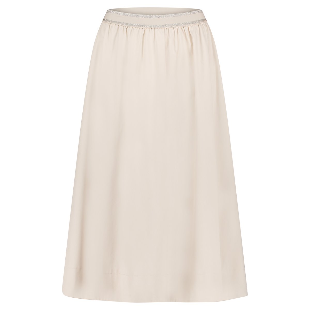 Jupe longueur midi à taille élastique gris, BETTY & CO