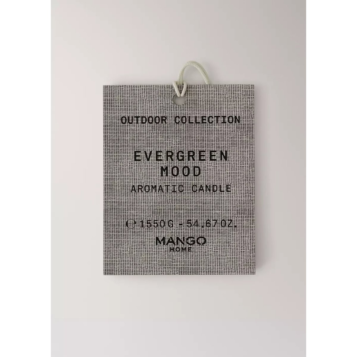 Bougie parfumée en céramique EVERGREN 1550 g marron, MANGO HOME