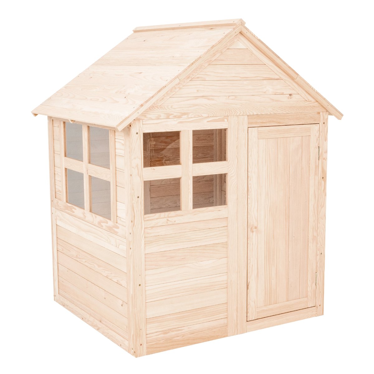 Maisonnette cabane enfant BOUTON D'OR COTTAGE marron, TP TOYS
