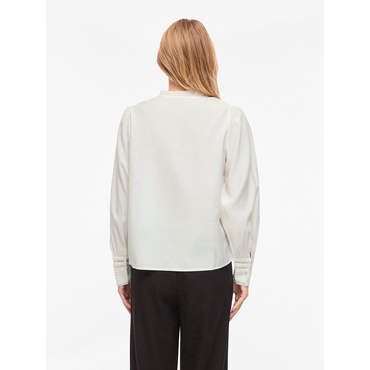 Camicia collo alto bianco, VILA